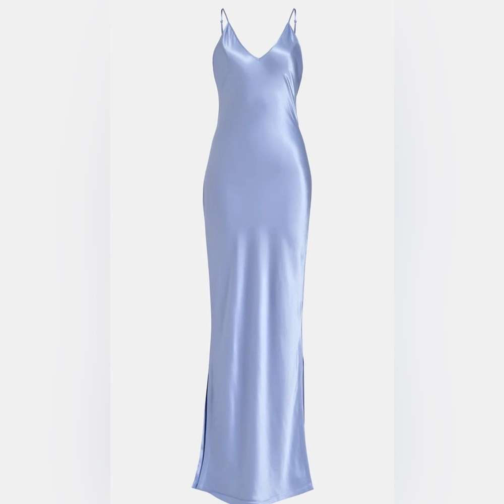 Essential Antwerp Light Blue Maxi-length Slip Dress